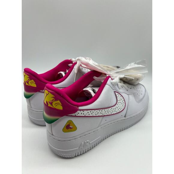 Nike Air Force 1 Low ‘07 ‘Dragon Fruit’ DV3809-100 Size Women’s 10.5 NEW - Picture 11 of 12